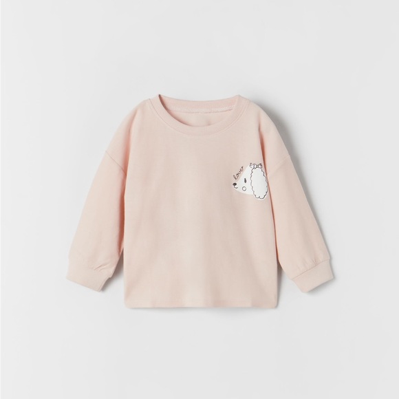 Zara Baby (VGUC) | Dog lover Bow Team Long Sleeve Shirt - Picture 2 of 6